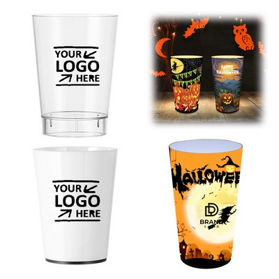 Custom 12OZ 14OZ 16OZ Party Halloween LED Plastic Cup